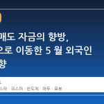 코스피 매도 자금의 향방, 코스닥으로 이동한 5 월 외국인 투자 동향