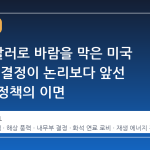 10 억 달러로 바람을 막은 미국 내무부: 결정이 논리보다 앞선 에너지 정책의 이면