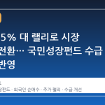 코스닥, 5% 대 랠리로 시장 분위기 전환… 국민성장펀드 수급 기대감 반영