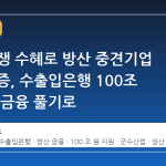 연속 전쟁 수혜로 방산 중견기업 매출 폭증, 수출입은행 100조 원 방산 금융 풀기로