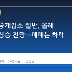 부동산 중개업소 절반, 올해 전세값 상승 전망…매매는 하락 우려