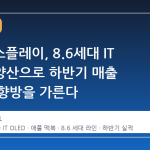 삼성디스플레이, 8.6세대 IT OLED 양산으로 하반기 매출 성장의 향방을 가른다