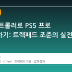 스팀 컨트롤러로 PS5 프로 플레이하기: 트랙패드 조준의 실전 활용법