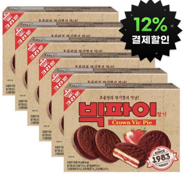 10,840원에 72개, 지마켓의 크라운 빅파이 핫딜이 소비 심리를 움직인 이유