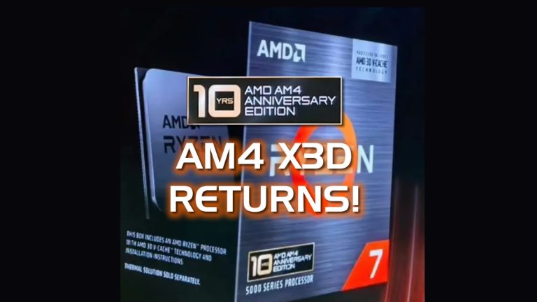 AMD, AM4 소켓의 10주년 기념판 5800X3D 재출시: 기존 사용자들의 업그레이드 선택지가 다시 열렸다