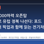 BYD, 1000마력 오픈탑 슈퍼카로 유럽 정복 나선다: 포드 3만 달러 픽업과 함께 읽는 전기차 시장의 양극화