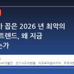 소비자가 꼽은 2026 년 최악의 자동차 트렌드, 왜 지금 주목받는가