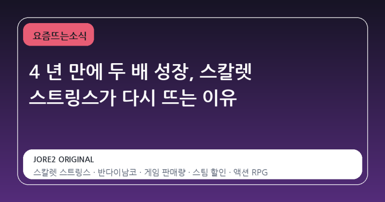 4 년 만에 두 배 성장, 스칼렛 스트링스가 다시 뜨는 이유