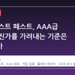 스팀 넥스트 페스트, AAA급 데모의 진가를 가려내는 기준은 무엇인가