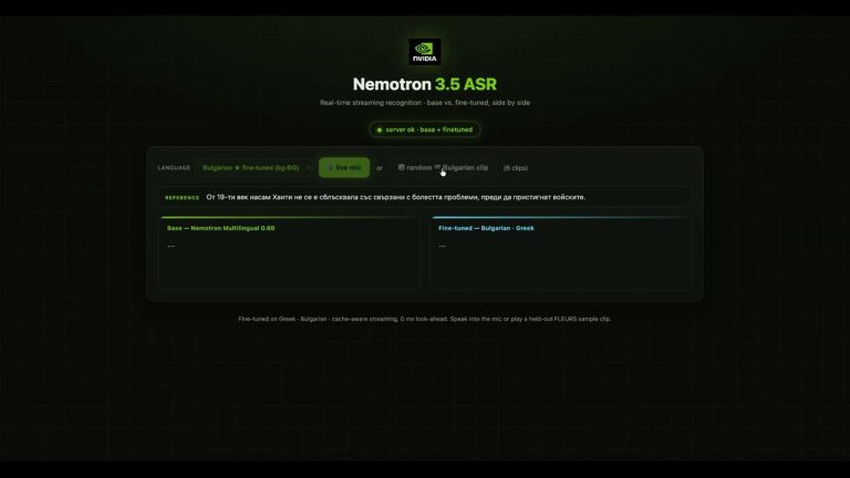 NVIDIA, 40 개 언어 실시간 음성 인식을 한 번에: 네모트론 3.5 ASR 의 등장과 파급력