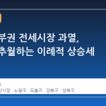 서울 북부권 전세시장 과열, 매매가 추월하는 이례적 상승세