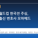 북중미 월드컵 한국전 주심, 이집트 출신 변호사 모하메드
