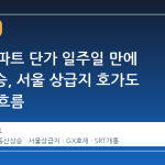 동탄 아파트 단가 일주일 만에 2% 상승, 서울 상급지 호가도 넘보는 흐름