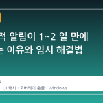 스팀 업적 알림이 1~2 일 만에 사라지는 이유와 임시 해결법