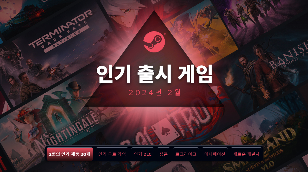 스팀 상점의 '인기 출시 예정' 섹션, 왜 5 만 개 게임 목록만 보여줄까