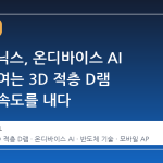 SK하이닉스, 온디바이스 AI 시대를 여는 3D 적층 D램 개발에 속도를 내다