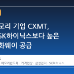 중국 메모리 기업 CXMT, 삼성과 SK하이닉스보다 높은 가격에 화웨이 공급