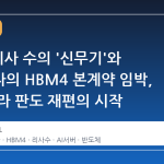 AMD 리사 수의 '신무기'와 삼성전자의 HBM4 본계약 임박, AI 인프라 판도 재편의 시작