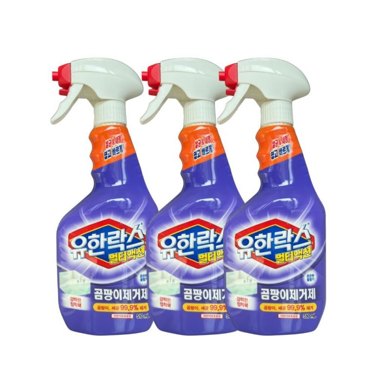 여름 장마철 곰팡이 잡는 필수템, 유한락스 멀티액션 3 개 세트가 뜨는 이유