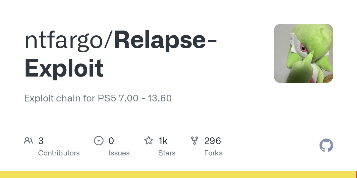 PS5 펌웨어 7.00~13.60 대상 릴립스 익스플로잇 공개